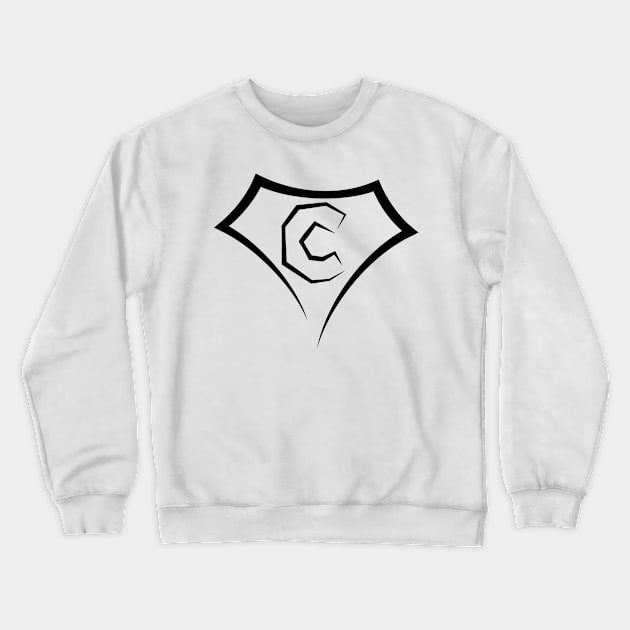 Super letter C Crewneck Sweatshirt by Florin Tenica